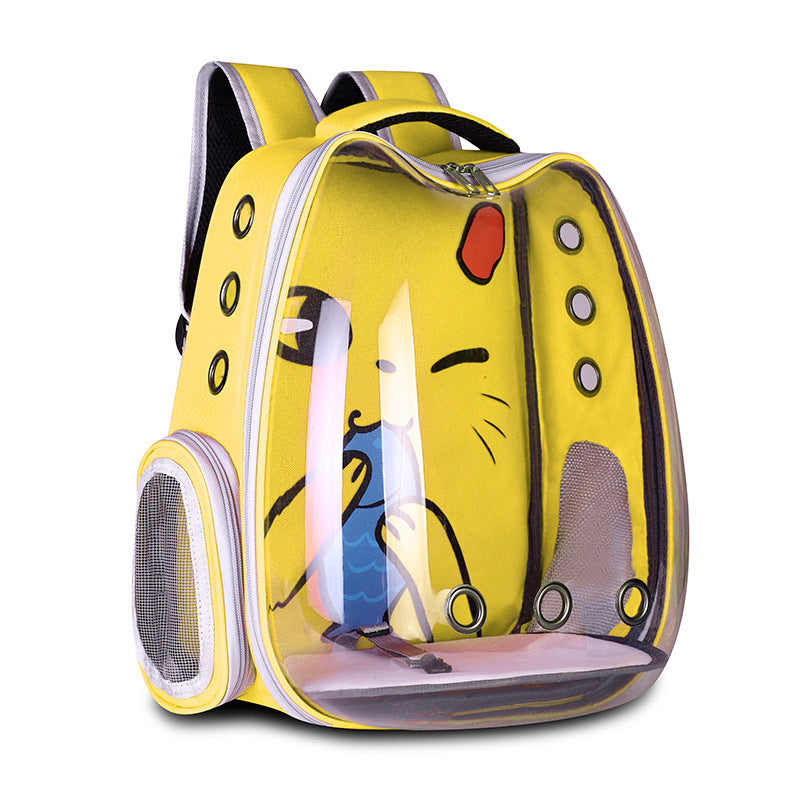 Breathable Hard-Shell Pet Backpack Carrier