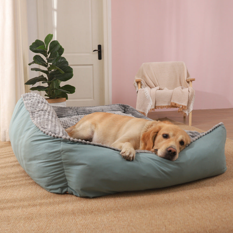 Warm Plush Dog Sofa Bed