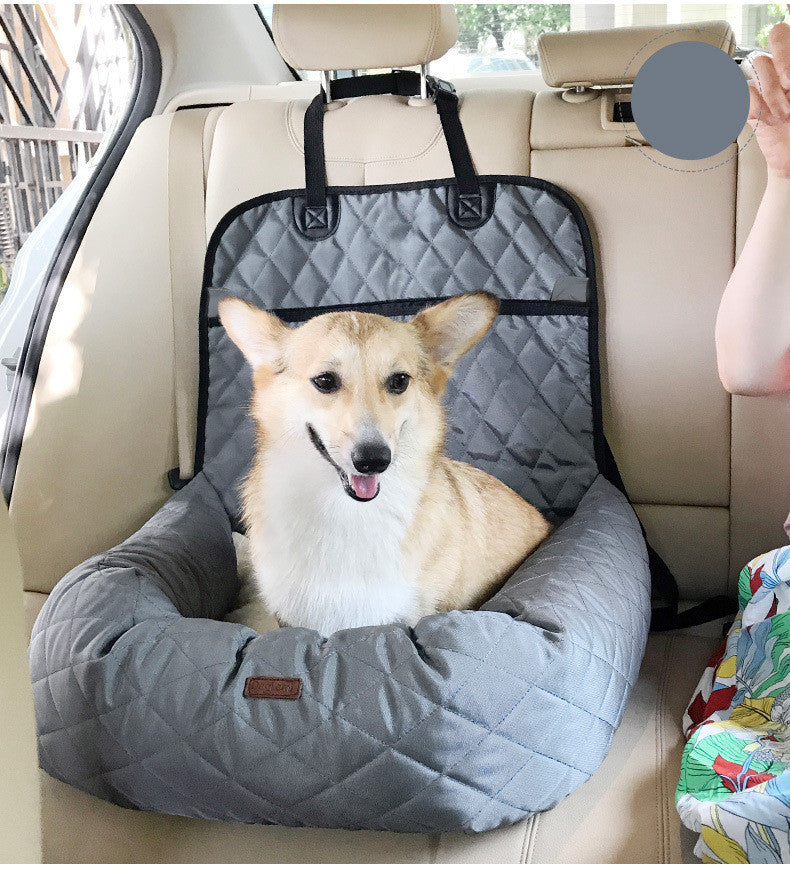 Foldable 2-in-1 Dog Car Seat Pad