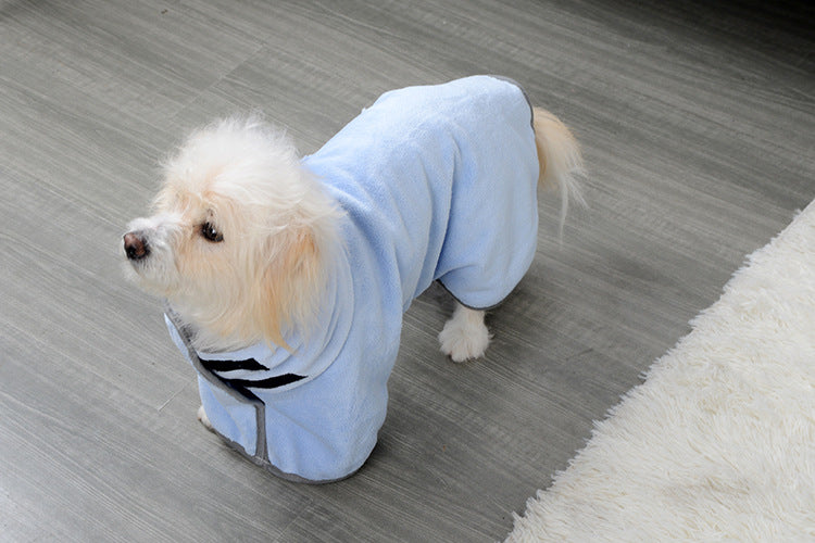 Microfiber Pet Bathrobe & Drying Towel