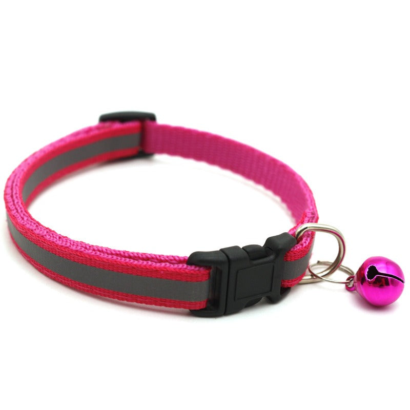 Reflective Safety Pet Collar with Bell