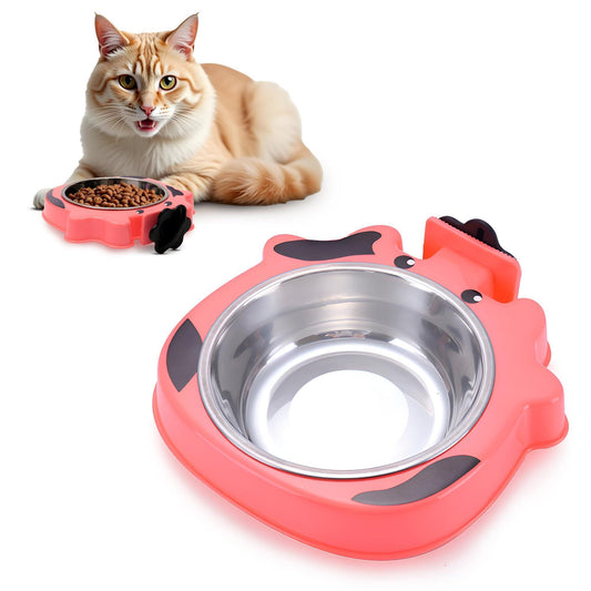 No-Spill Stainless Steel Crate Water Bowl
