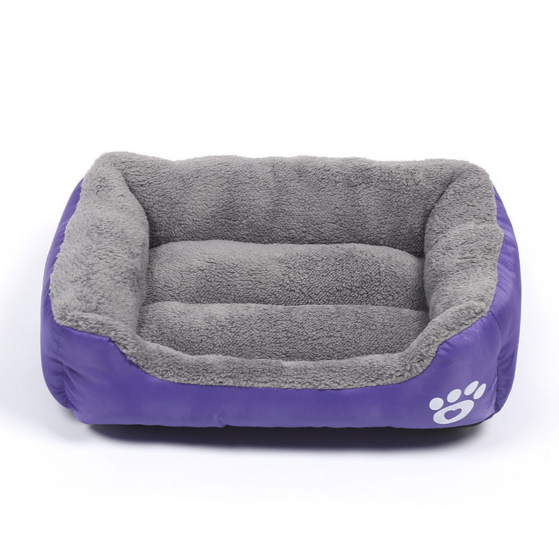 Cozy Fleece Pet Bed, Non-Slip Bottom