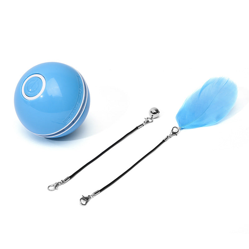 Rechargeable LED Laser Rolling Cat Ball