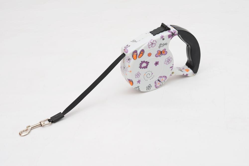 Patterned Retractable Dog Leash