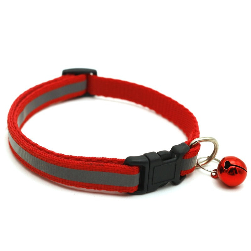 Reflective Safety Pet Collar with Bell