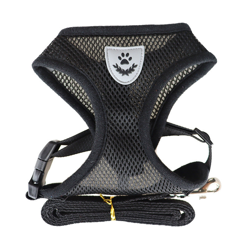 Adjustable Dog Chest Harness & Leash