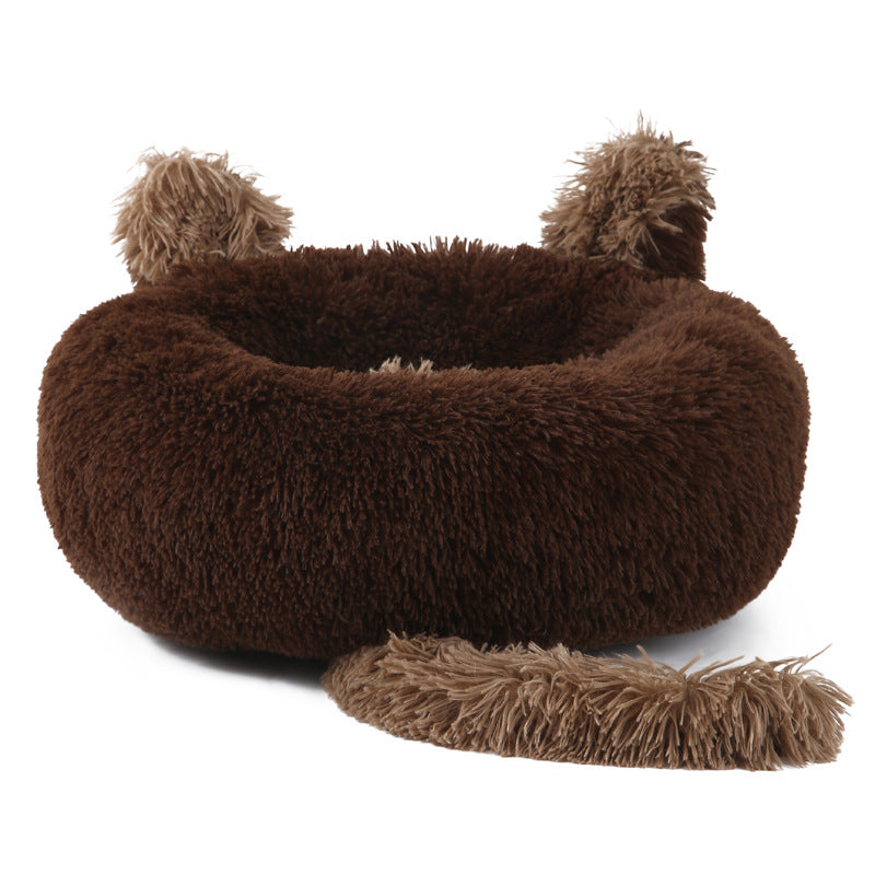 Rabbit Ear Plush Pet Bed