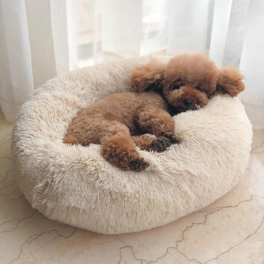 Plush Kennel Dog Bed for Small to Large Dogs