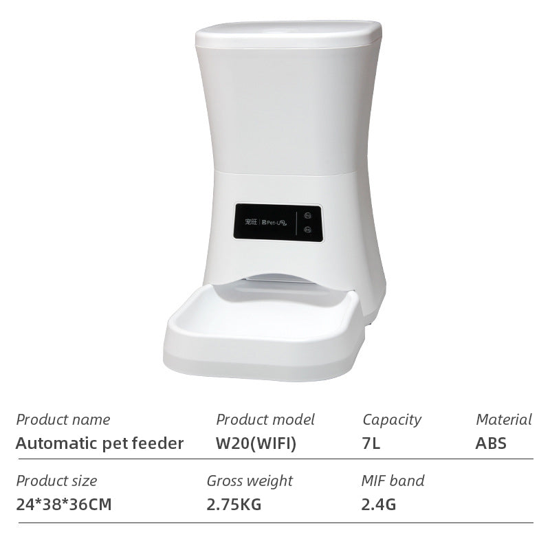 WiFi Smart Automatic Pet Feeder