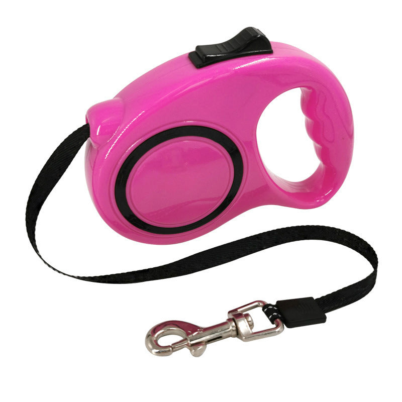Candy Color Retractable Dog Leash
