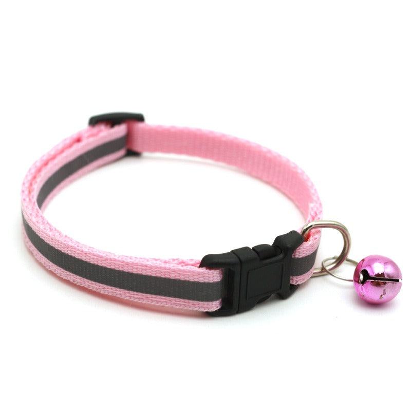 Reflective Safety Pet Collar with Bell