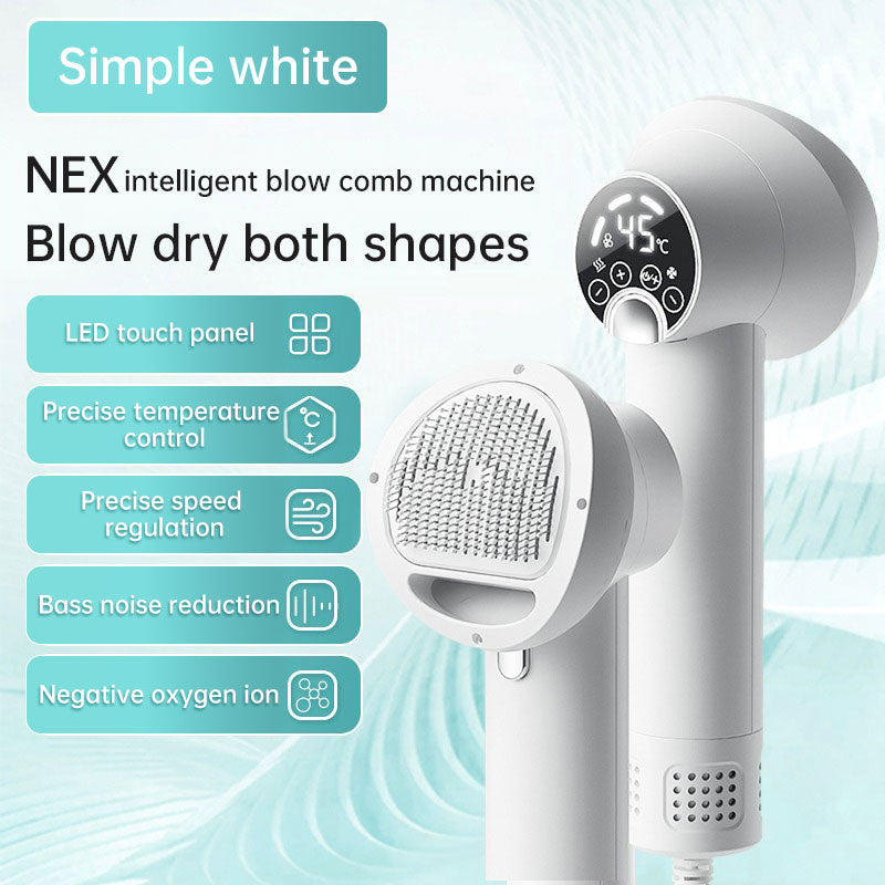 Smart Quiet Pet Hair Dryer with Blow and Comb Function