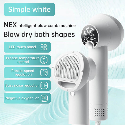 Smart Quiet Pet Hair Dryer with Blow and Comb Function