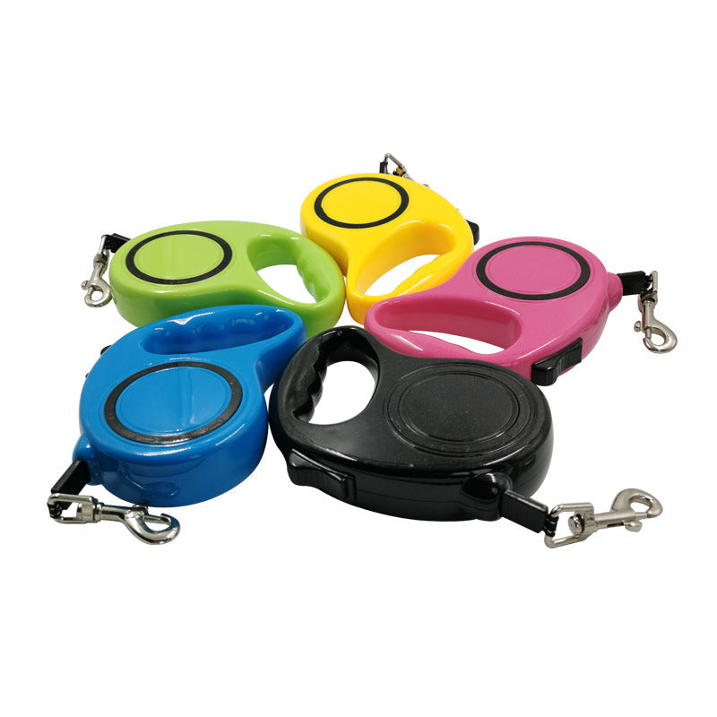 Candy Color Retractable Dog Leash