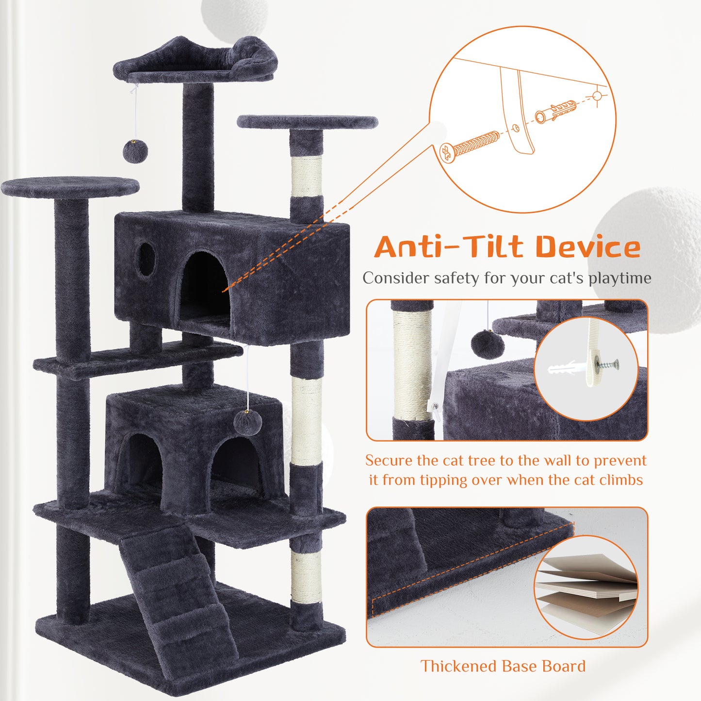 Cat tree perches and platforms