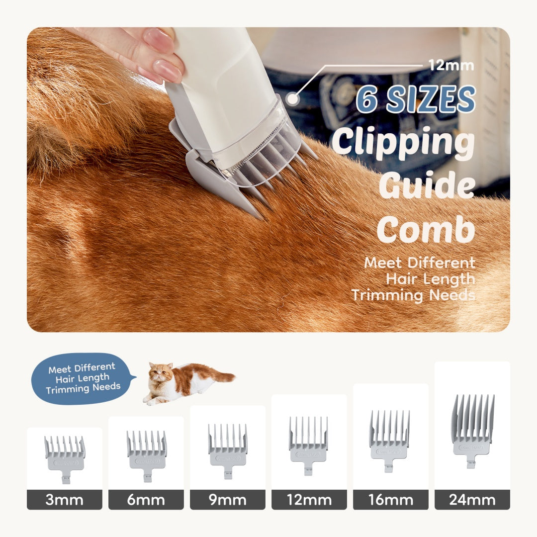 Pro Pet Grooming Clipper & Vacuum Set