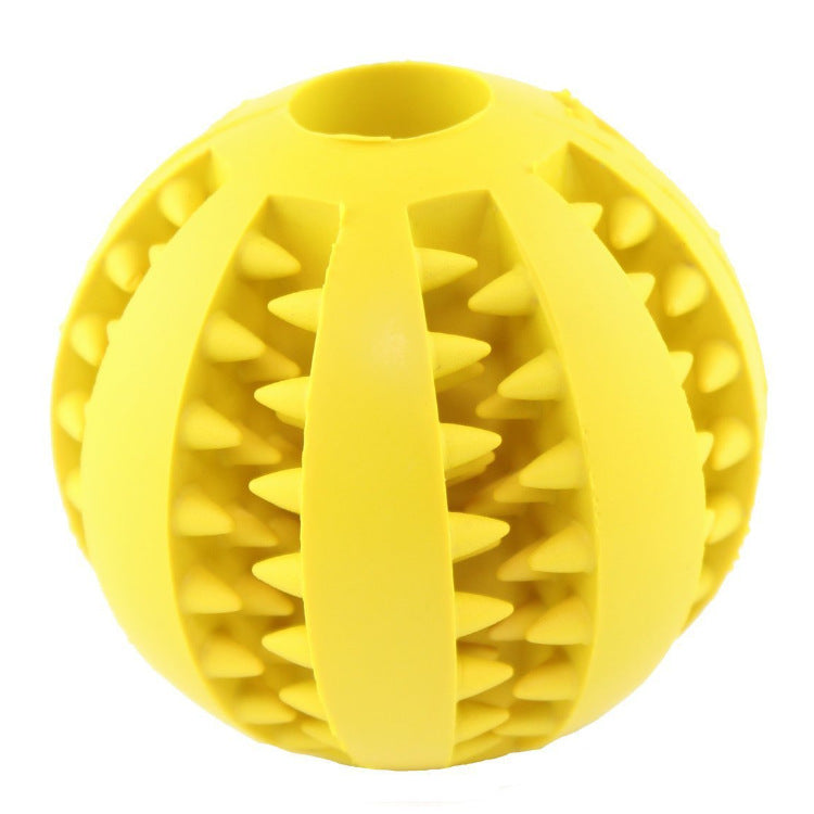Natural Rubber Bouncing Ball Chew Toy