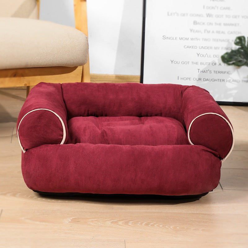 Luxury Plush Dog Sofa Bed
