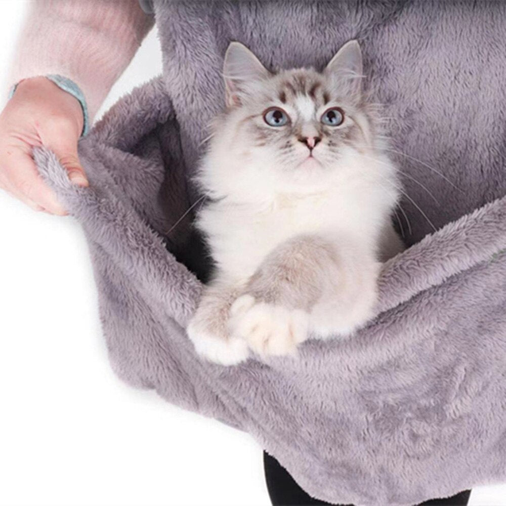 Plush Apron Cat Carrier