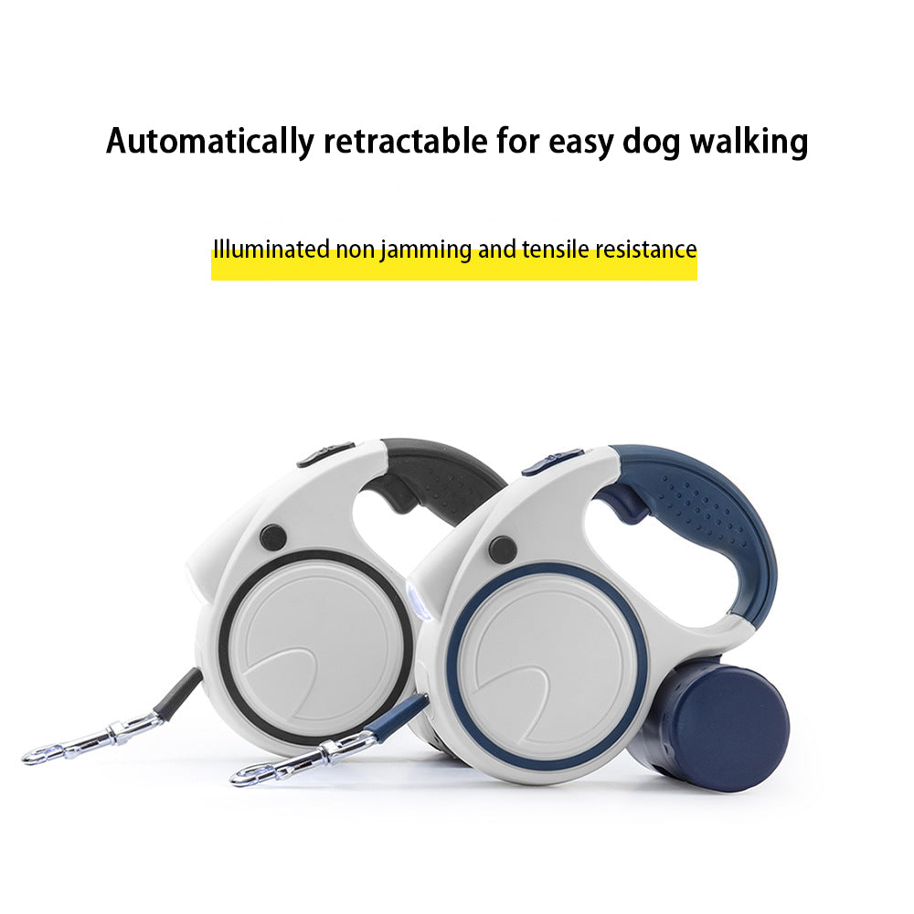 Flashlight Retractable Dog Leash, 5M