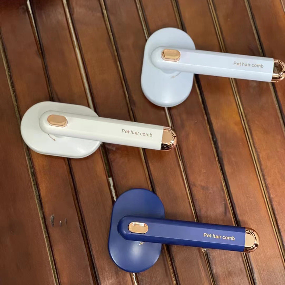 Self-Cleaning Pet Deshedding Comb