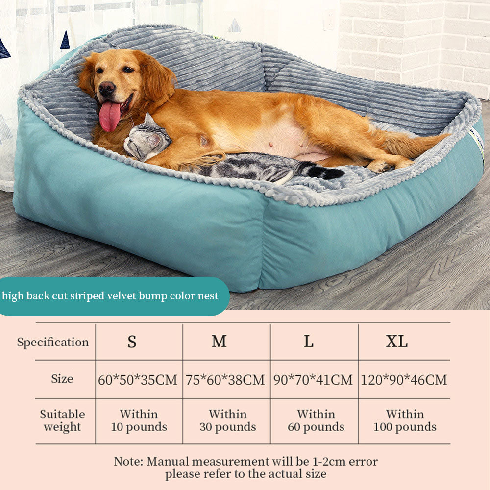 Warm Plush Dog Sofa Bed