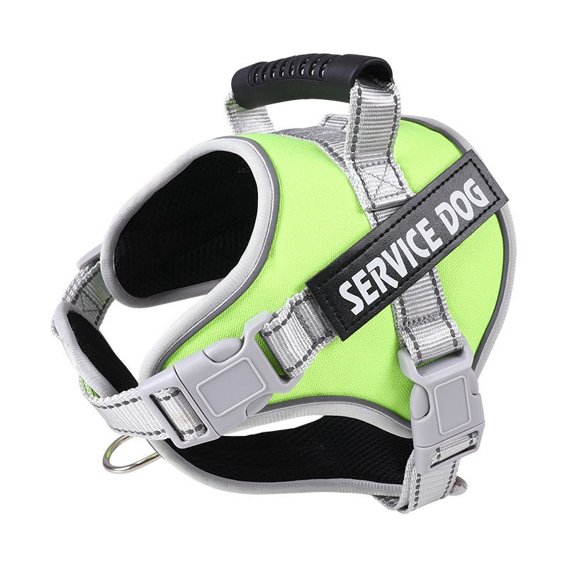 Vest-Style Dog Harness & Traction Rope