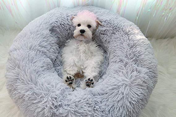 Plush Kennel Dog Bed