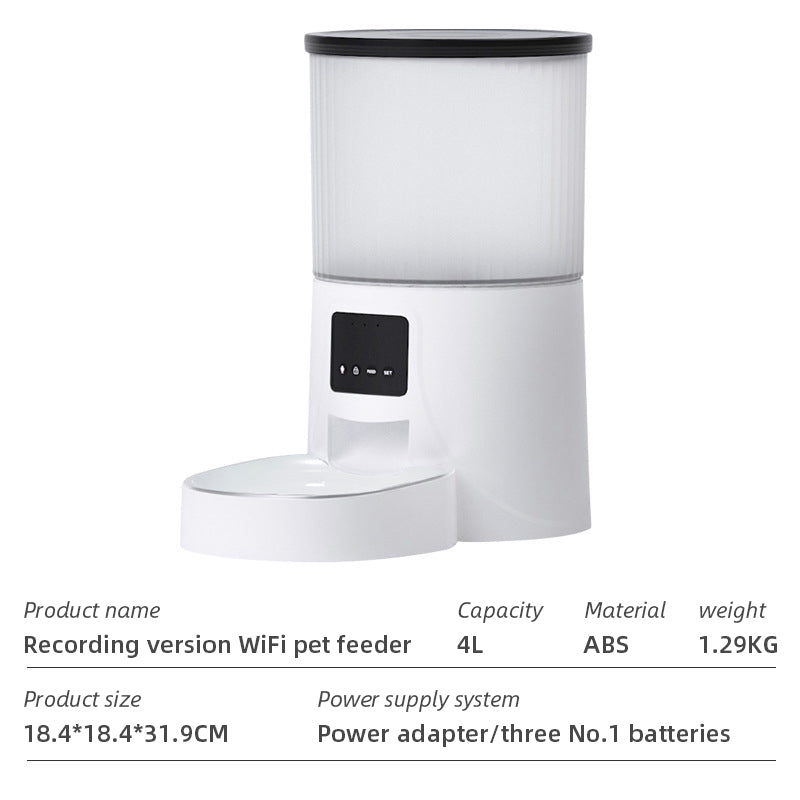 WiFi Smart Automatic Pet Feeder