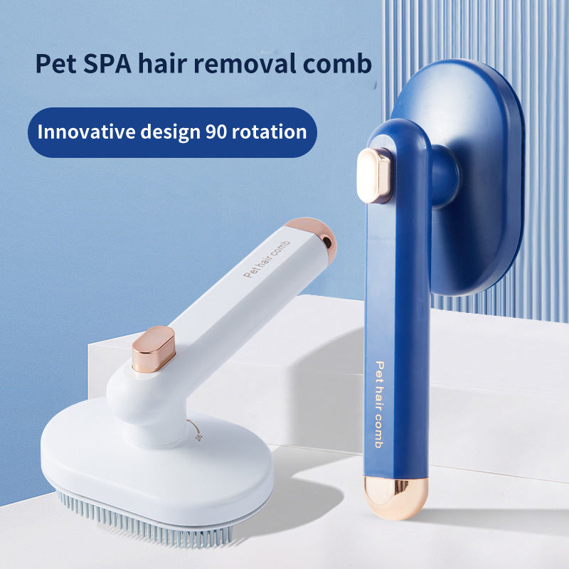 Self-Cleaning Pet Deshedding Comb