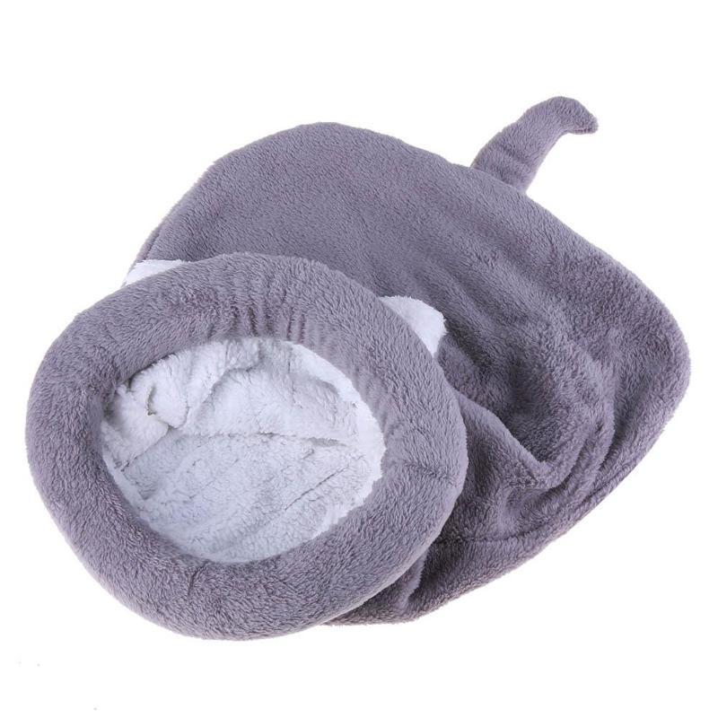 Warm Fleece Cat Sleeping Bag Bed