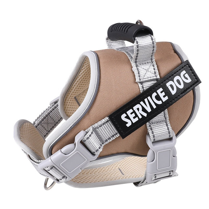 Vest-Style Dog Harness & Traction Rope