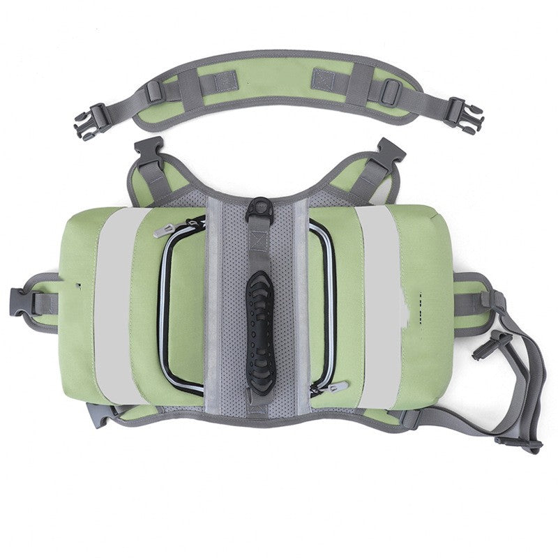 Durable Oxford Dog Harness Backpack for Hiking