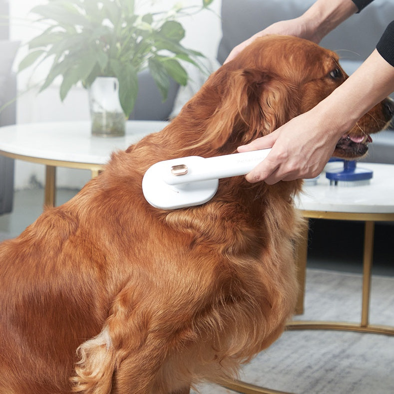 Self-Cleaning Pet Deshedding Comb