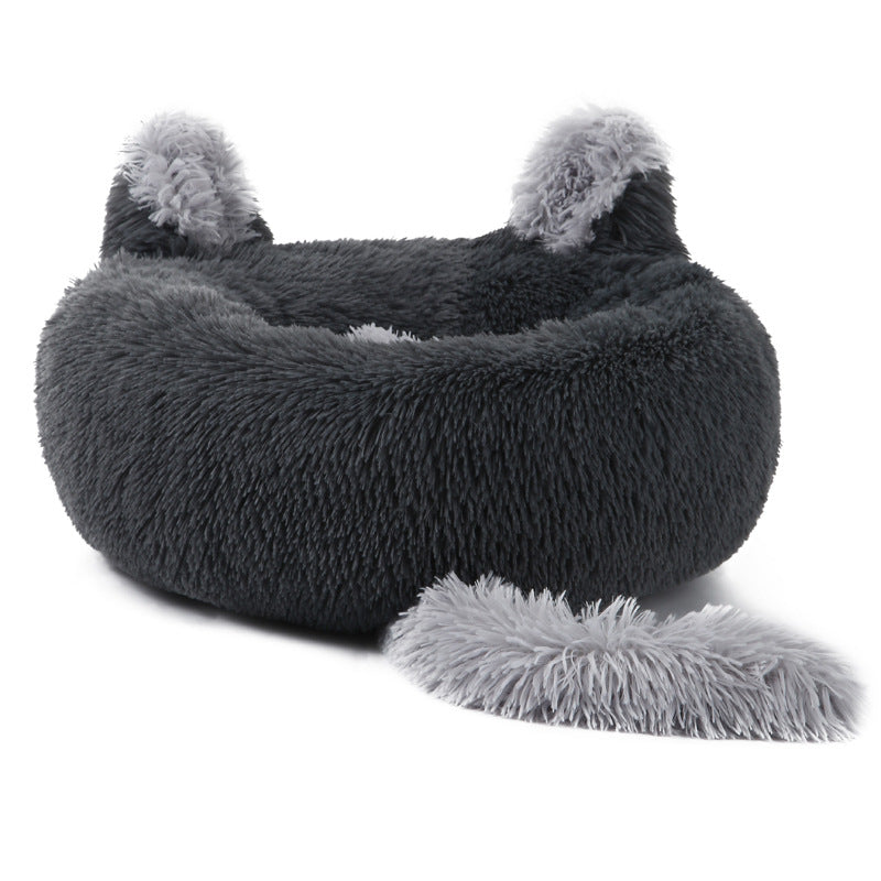 Rabbit Ear Plush Pet Bed