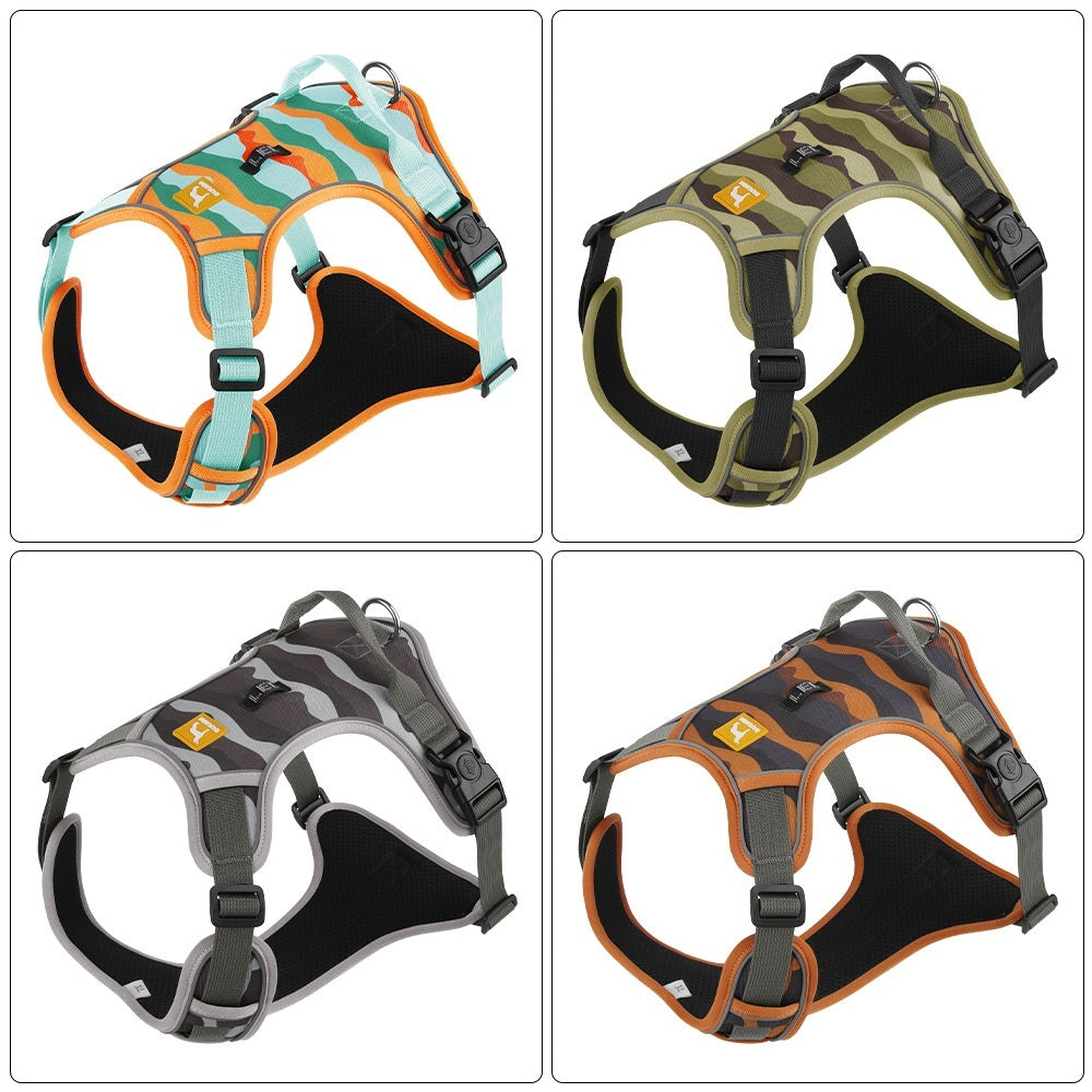 Dog harness and lead set in multiple colors and sizes