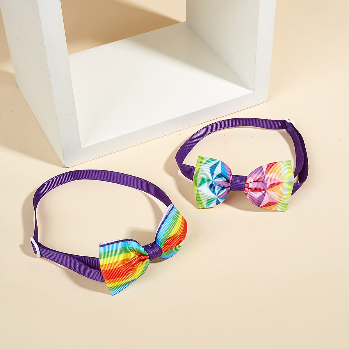 Colorful Pet Bow Tie Set