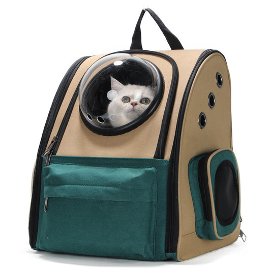 Stylish Enough for You, Comfortable for Them Portable Pet Carrier Backpack
