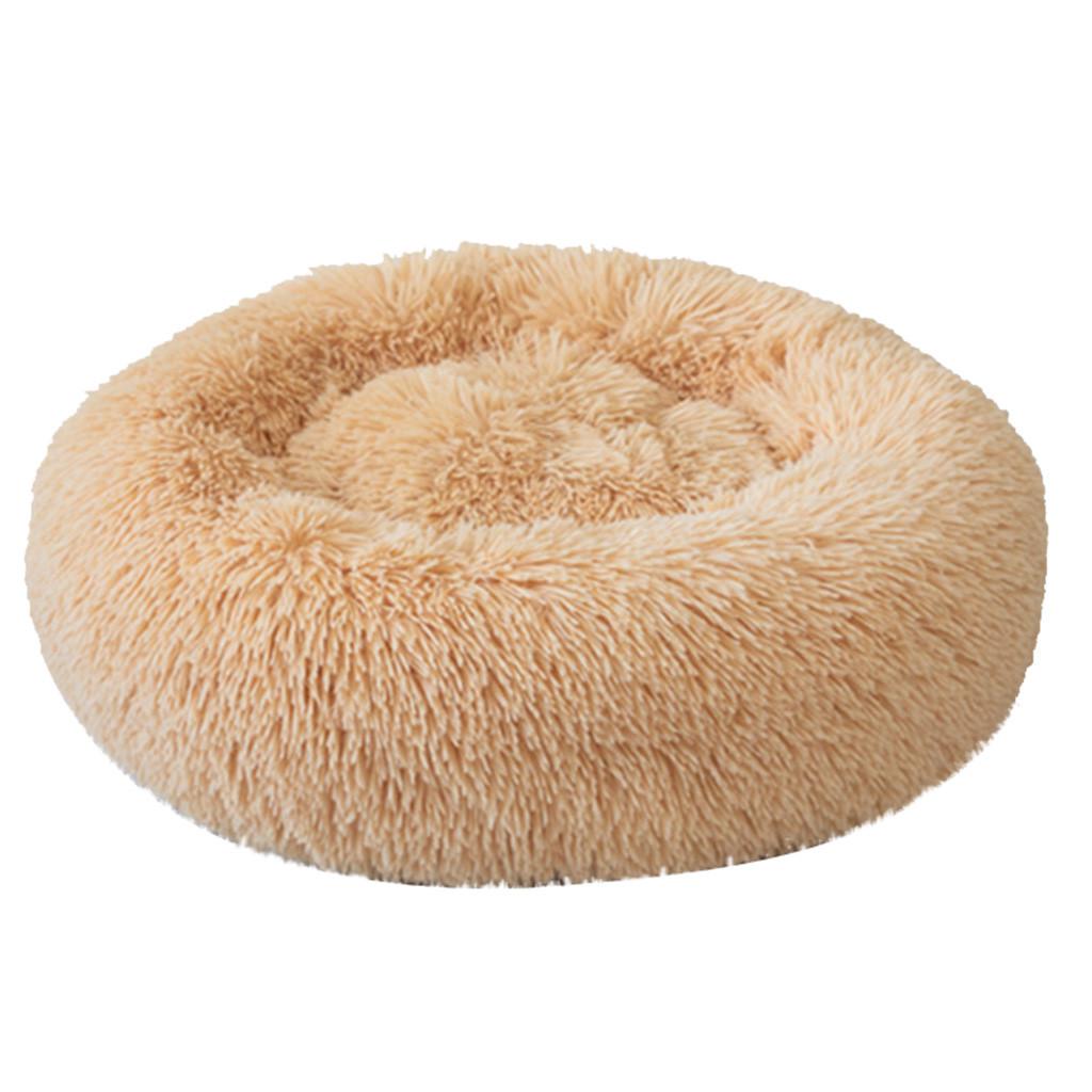 Ultra-Soft Corduroy Donut Cuddler Bed