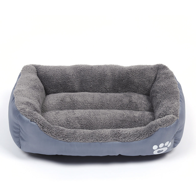 Cozy Fleece Pet Bed, Non-Slip Bottom