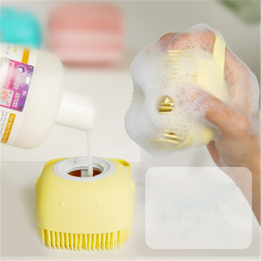 Silicone Pet Bath & Massage Brush