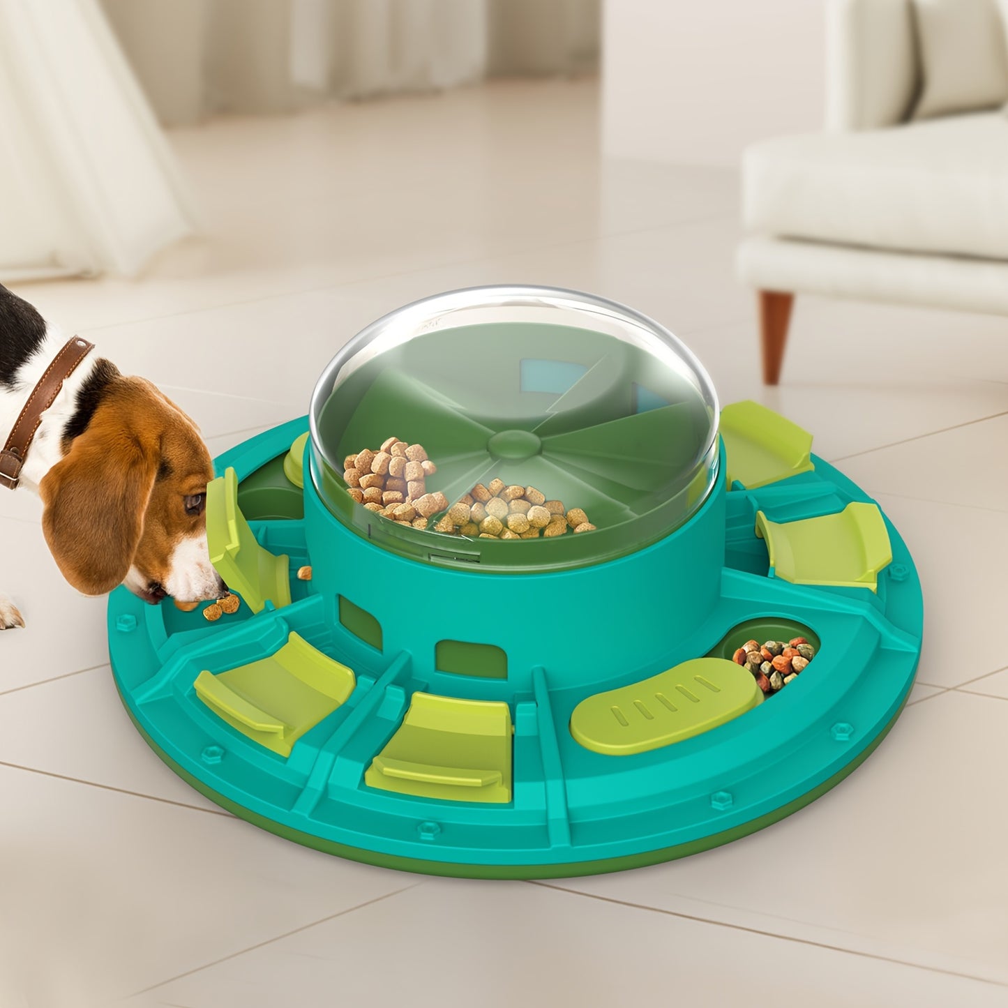 Multi-Level IQ Puzzle Slow Feeder
