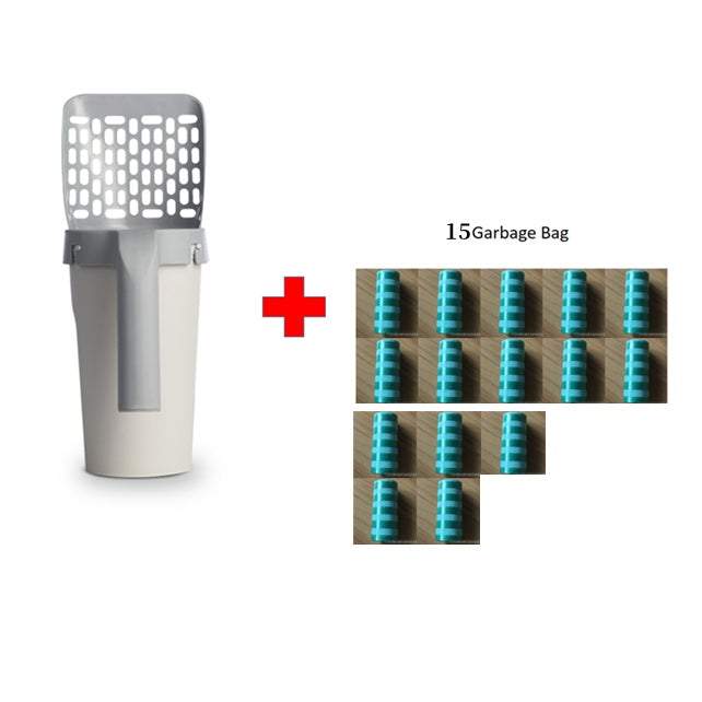 All-in-One Cat Litter Scoop & Storage