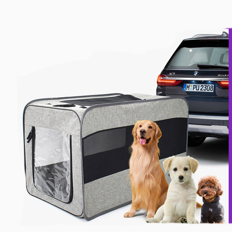 The Carrier That Goes Everywhere You Do Soft Sided Folding Pet Travel Bag