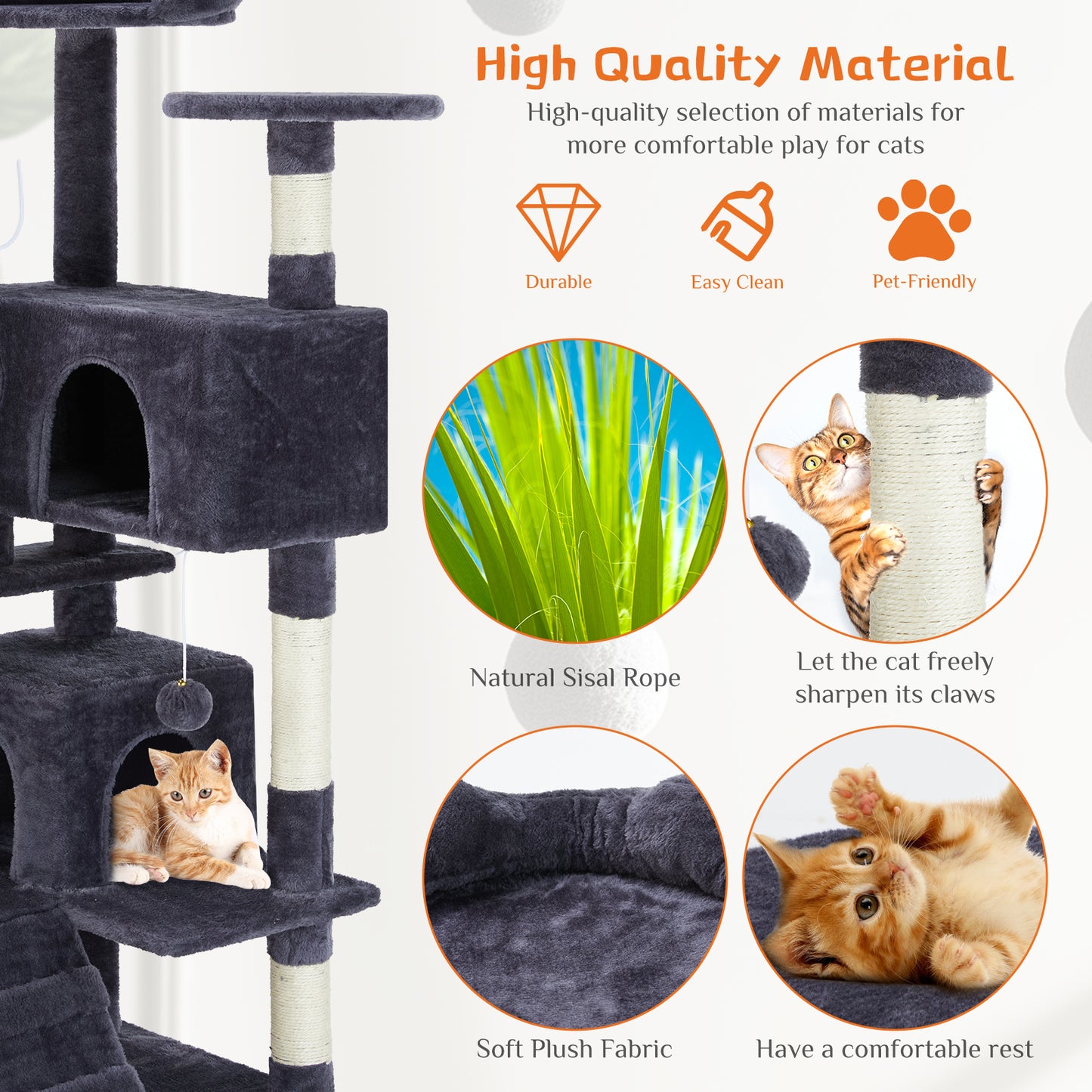 Cat tree condo hideaway