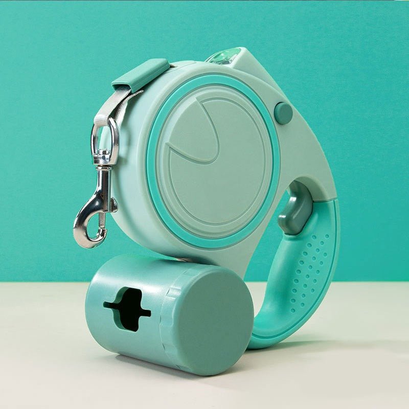 LED Glow Retractable Dog Leash