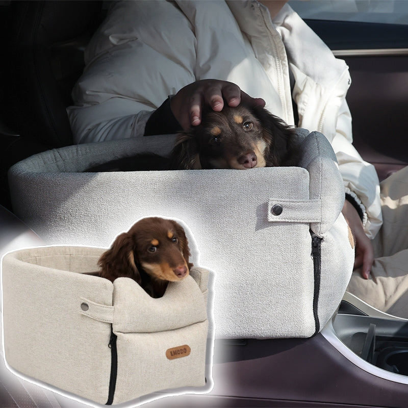Safe, Close and Cozy on Every Ride Car Seat Carrier for Small Pets