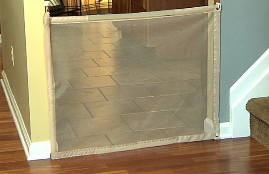 Transparent pet safety fence in 1 to 8 panel packs