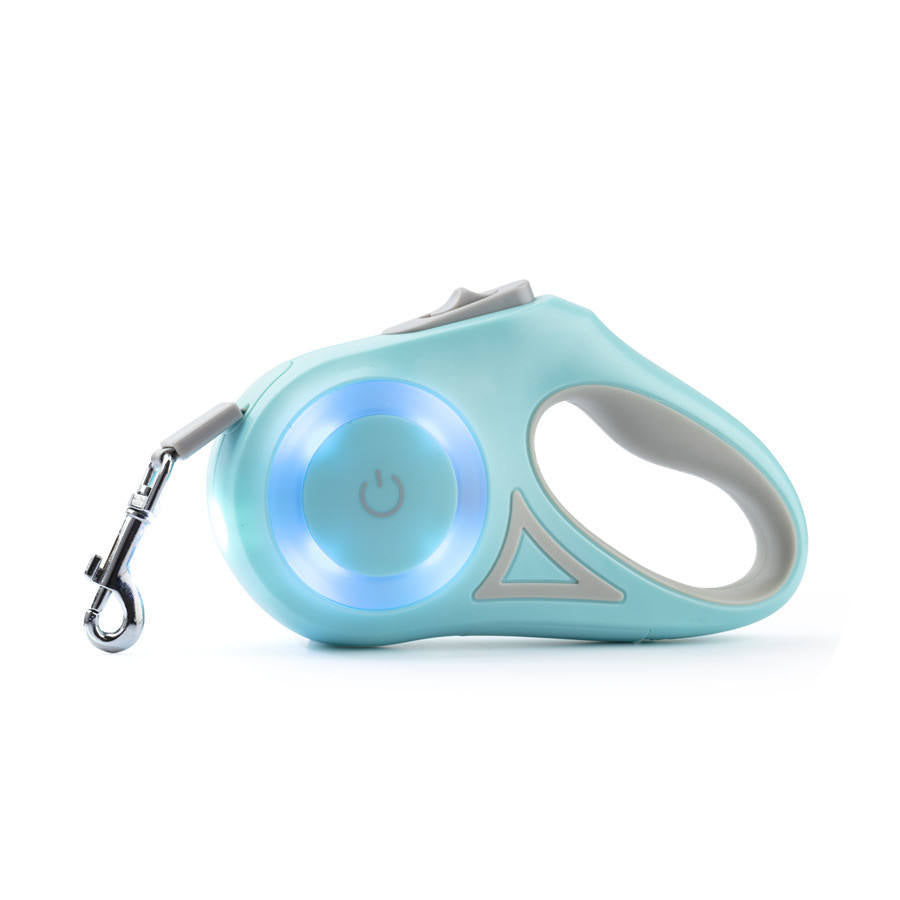 LED Retractable Dog Leash, Auto-Retract